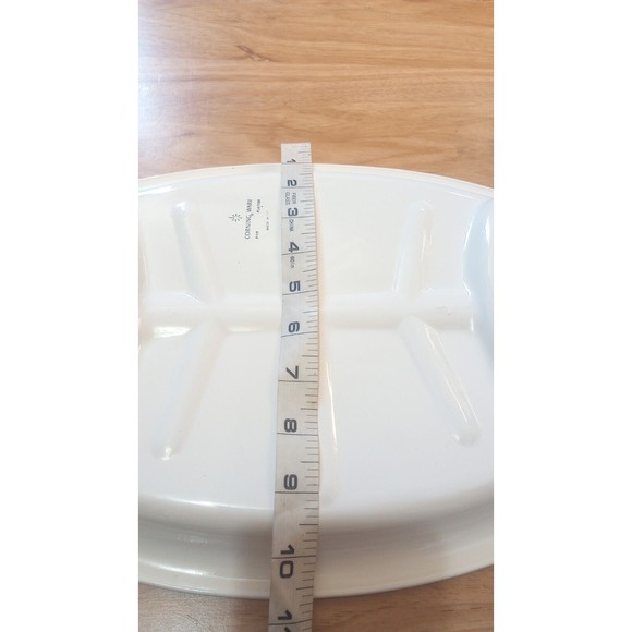 Vintage Corning Ware P-19, USA Made Blue Cornflower Meat Serving Platter - Picture 4 of 7